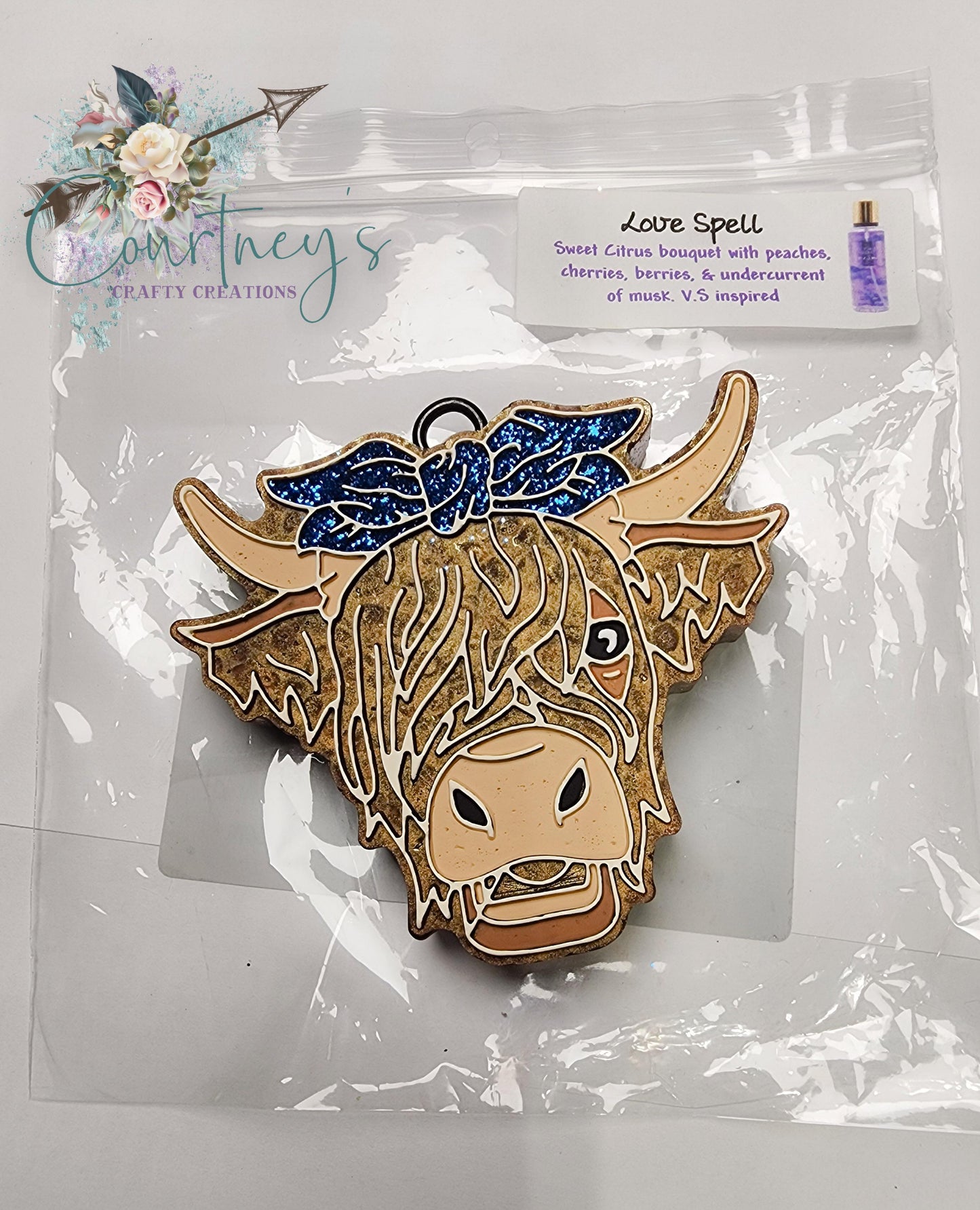 Highland Cow w/bow