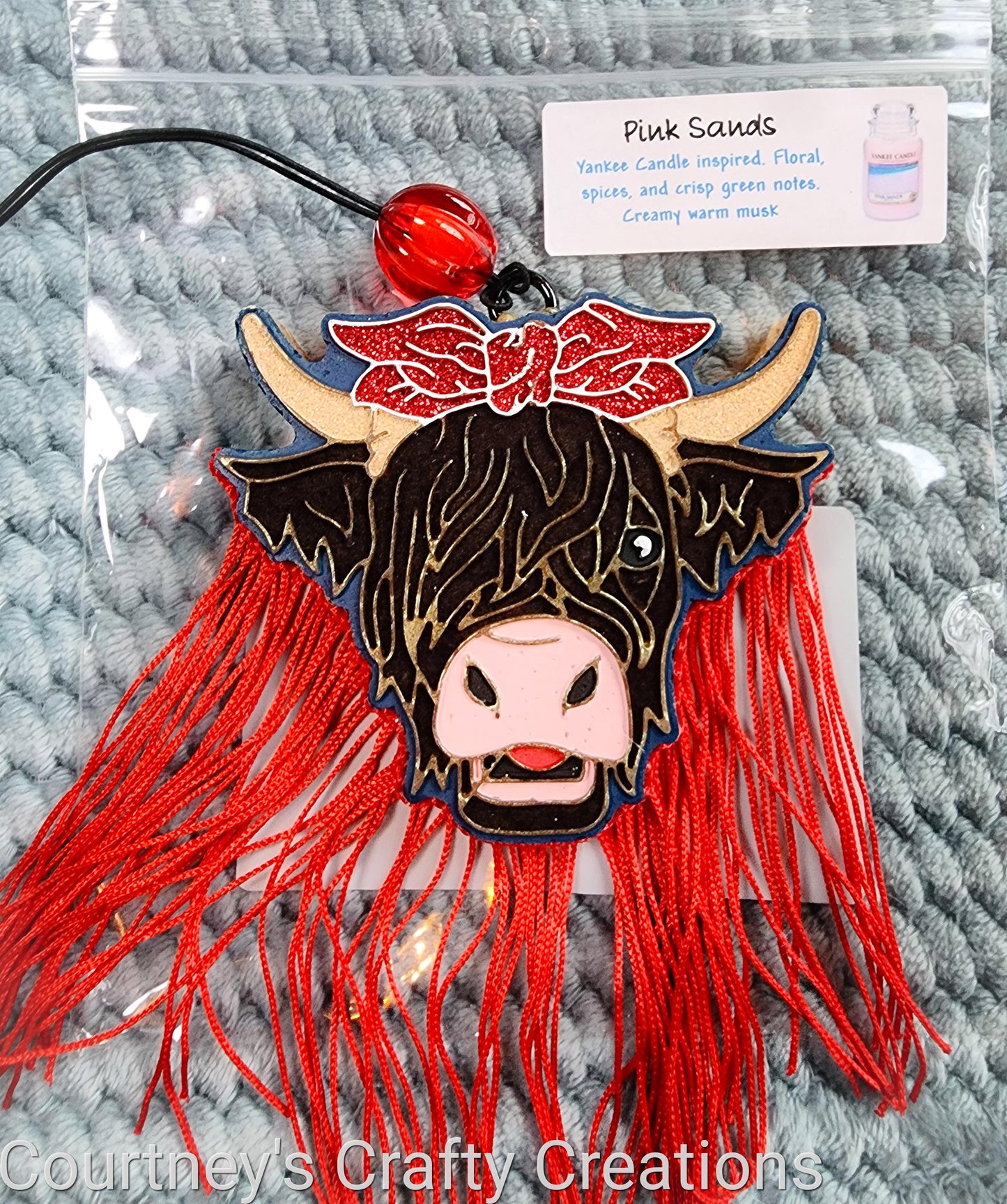 Highland Cow w/bow