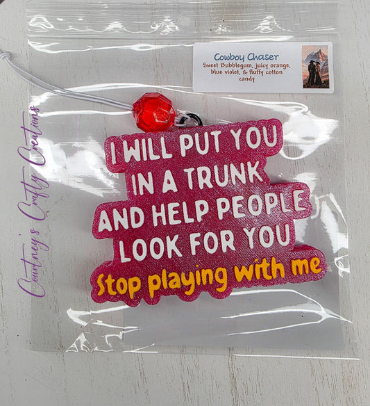 Stop playing with me