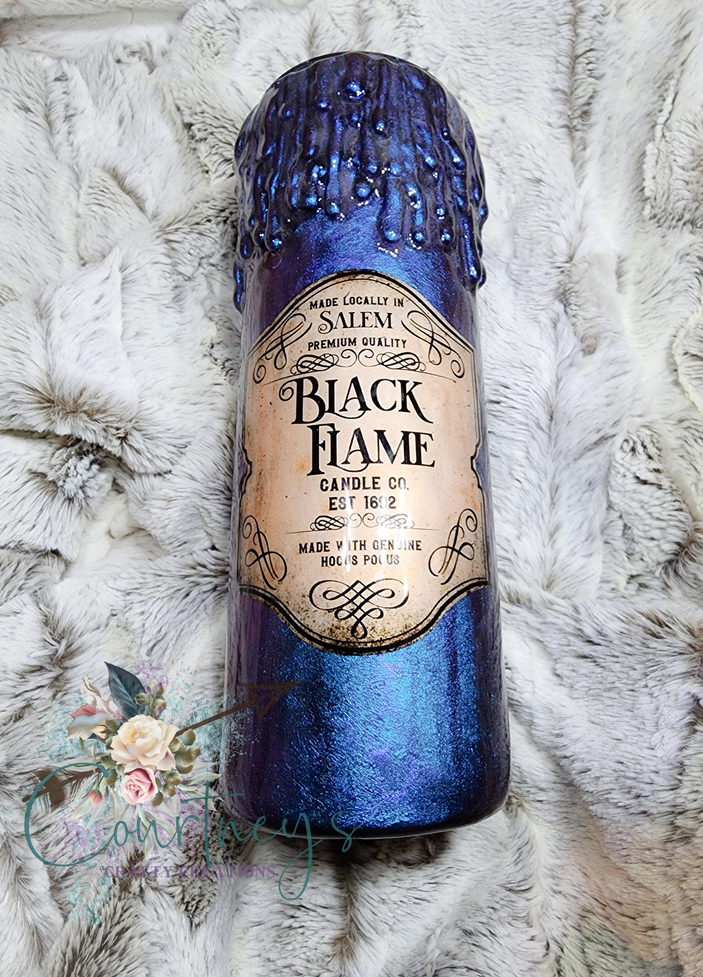 Black Flame Candle