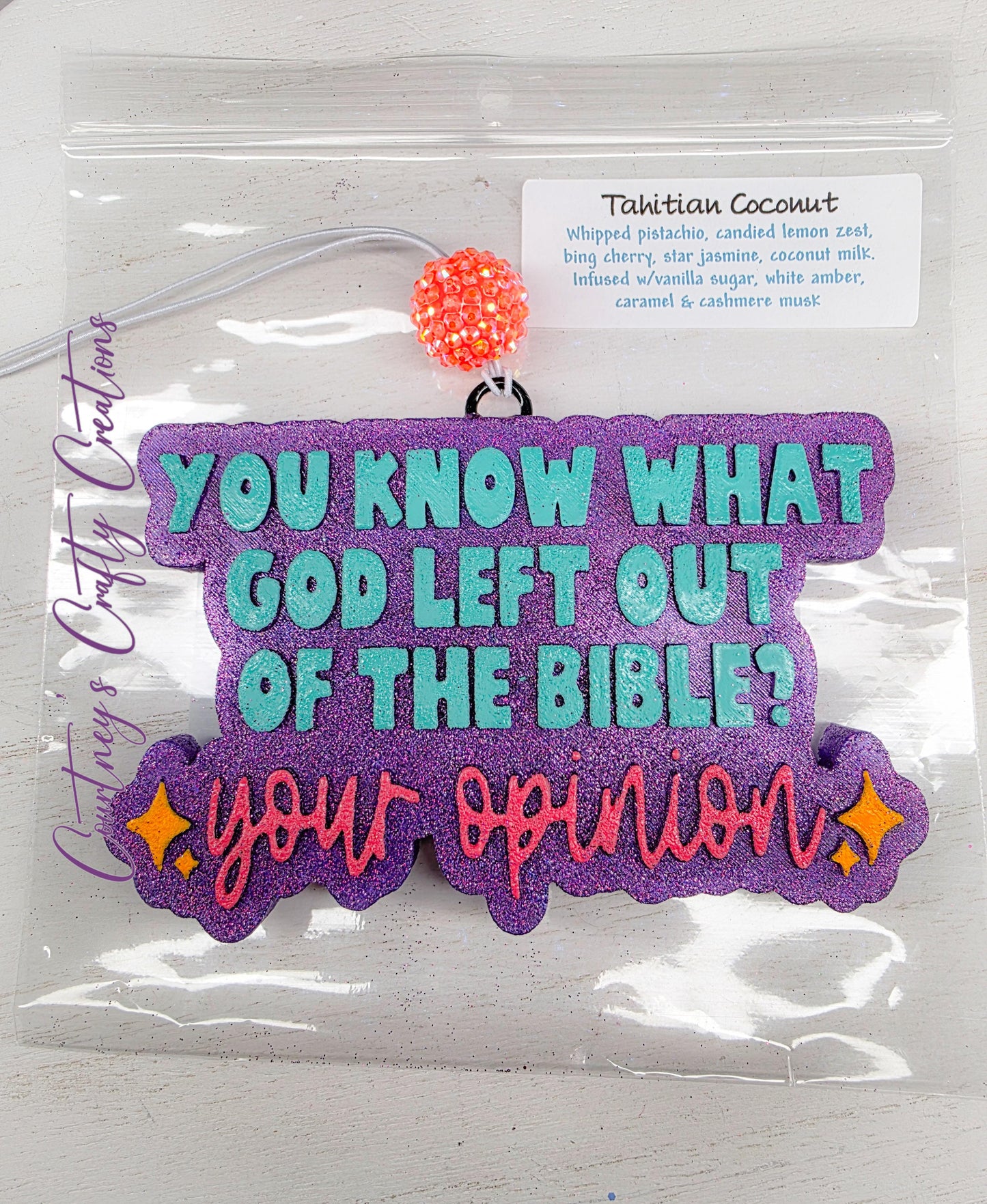 God left out of the Bible. Your opinion