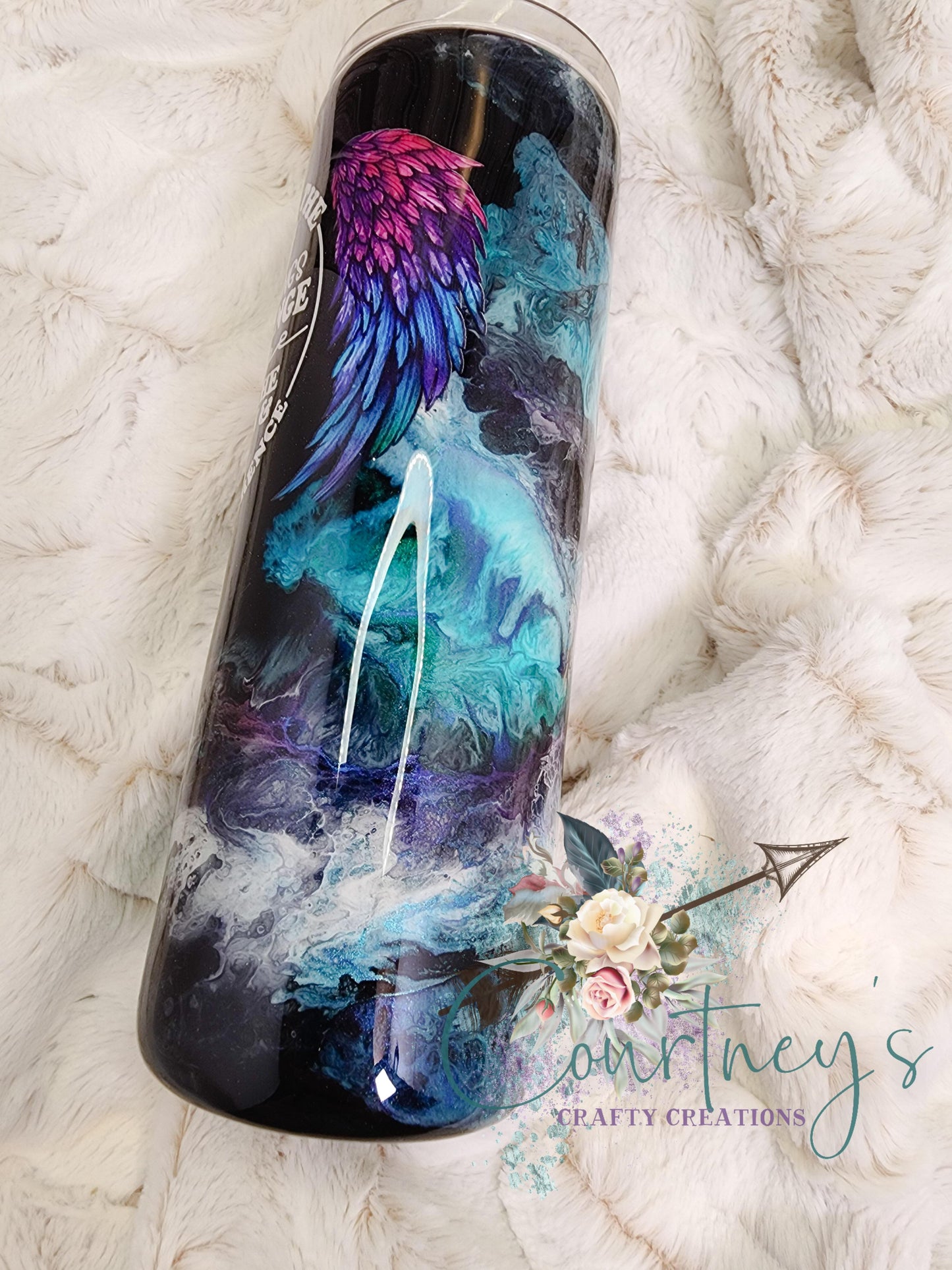 Serenity Prayer Ink Swirl