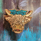 Highland Cow w/bow