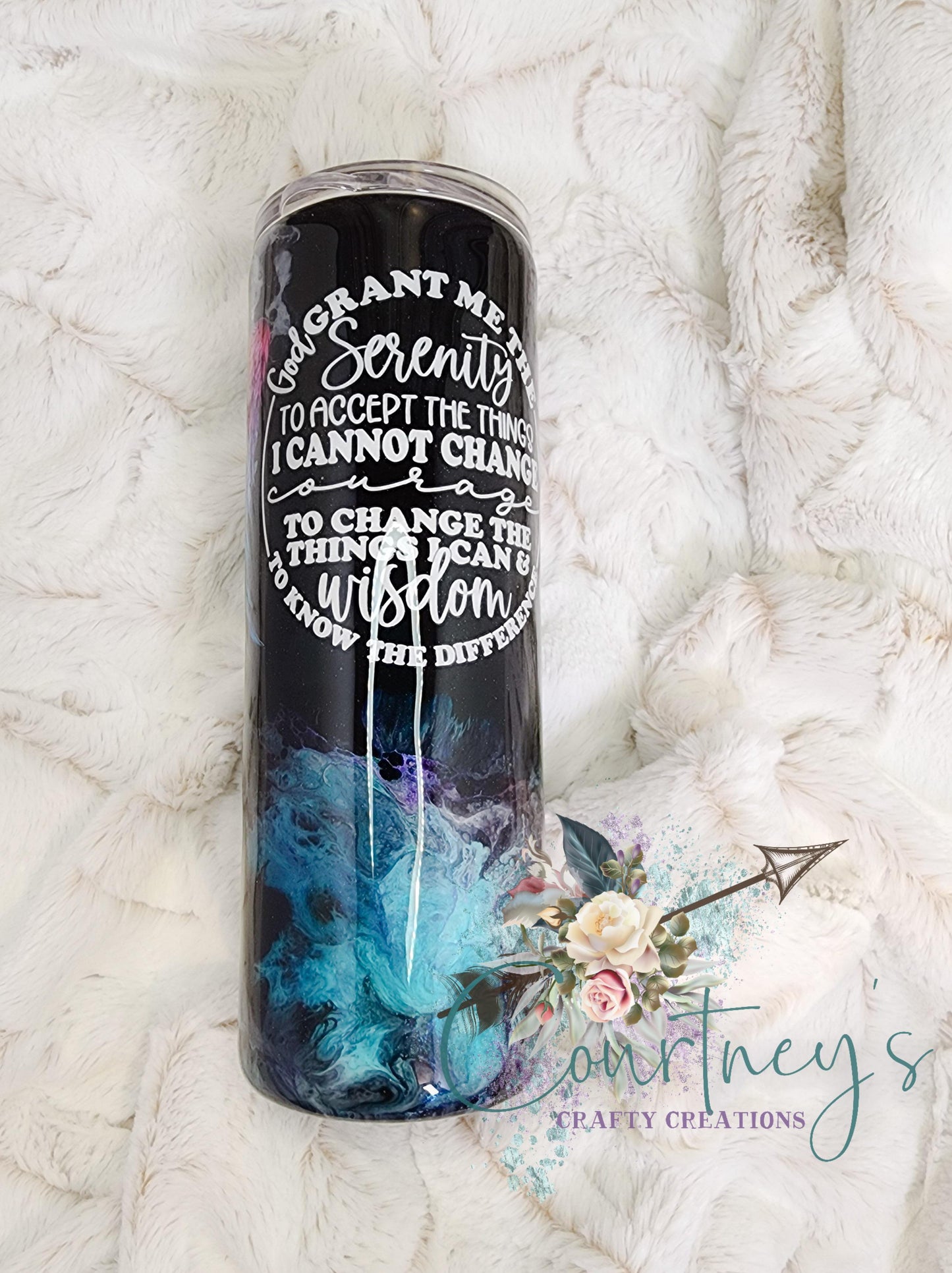 Serenity Prayer Ink Swirl