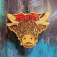 Highland Cow w/bow