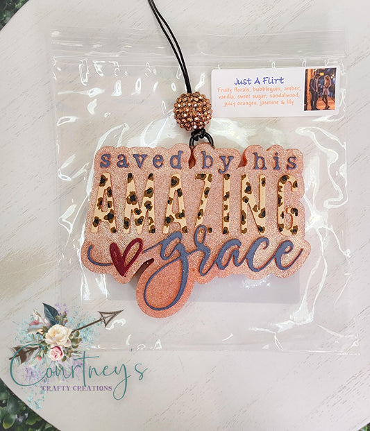 Saved by His amazing Grace