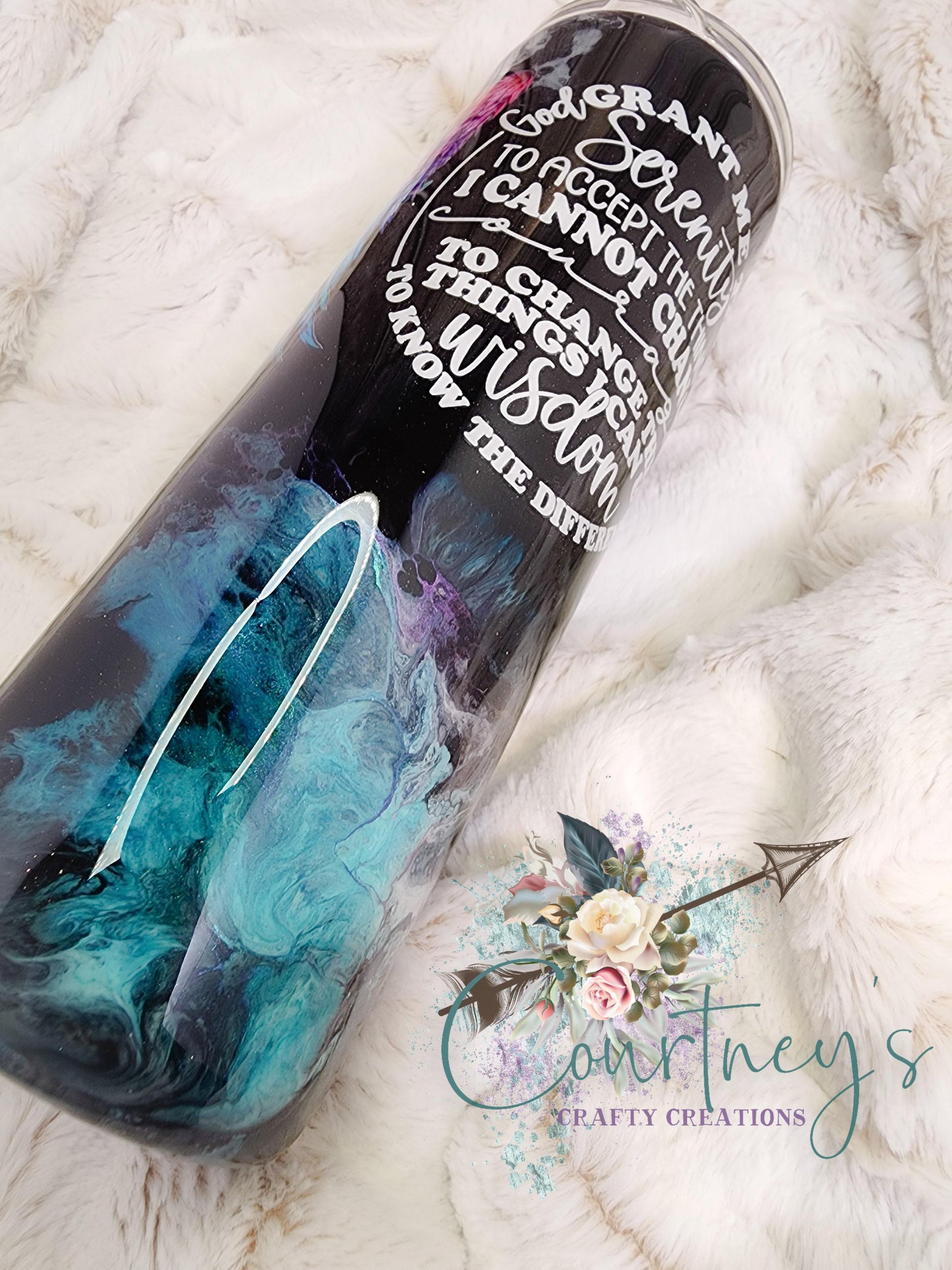 Serenity Prayer Ink Swirl