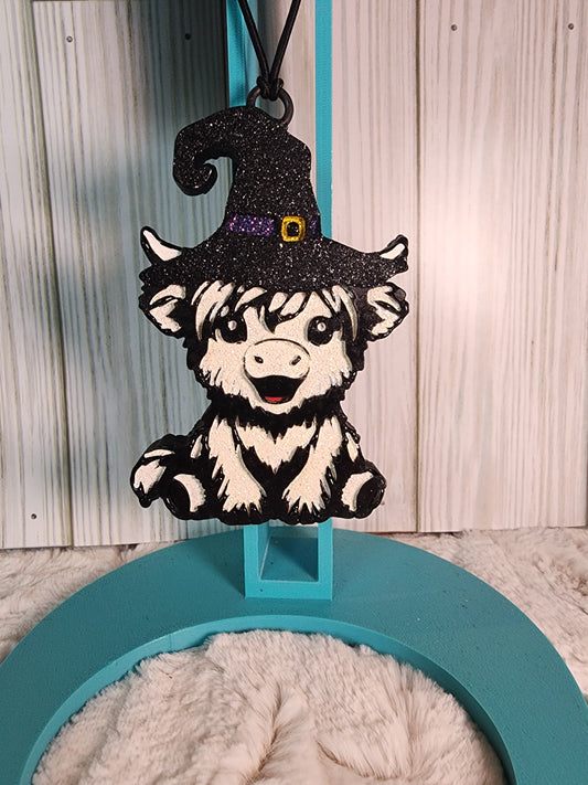 Highland Cow Witch