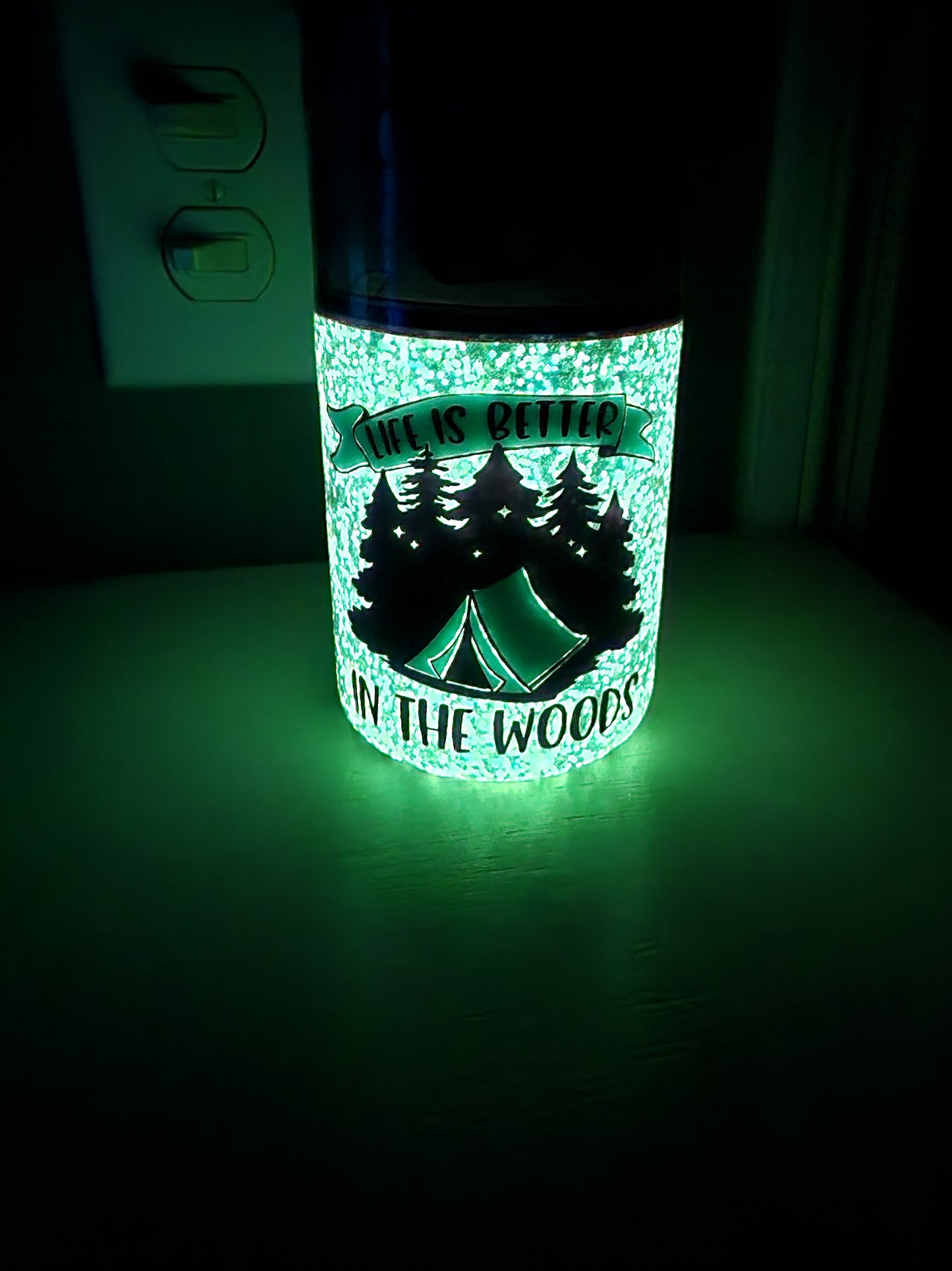 Campfire glow