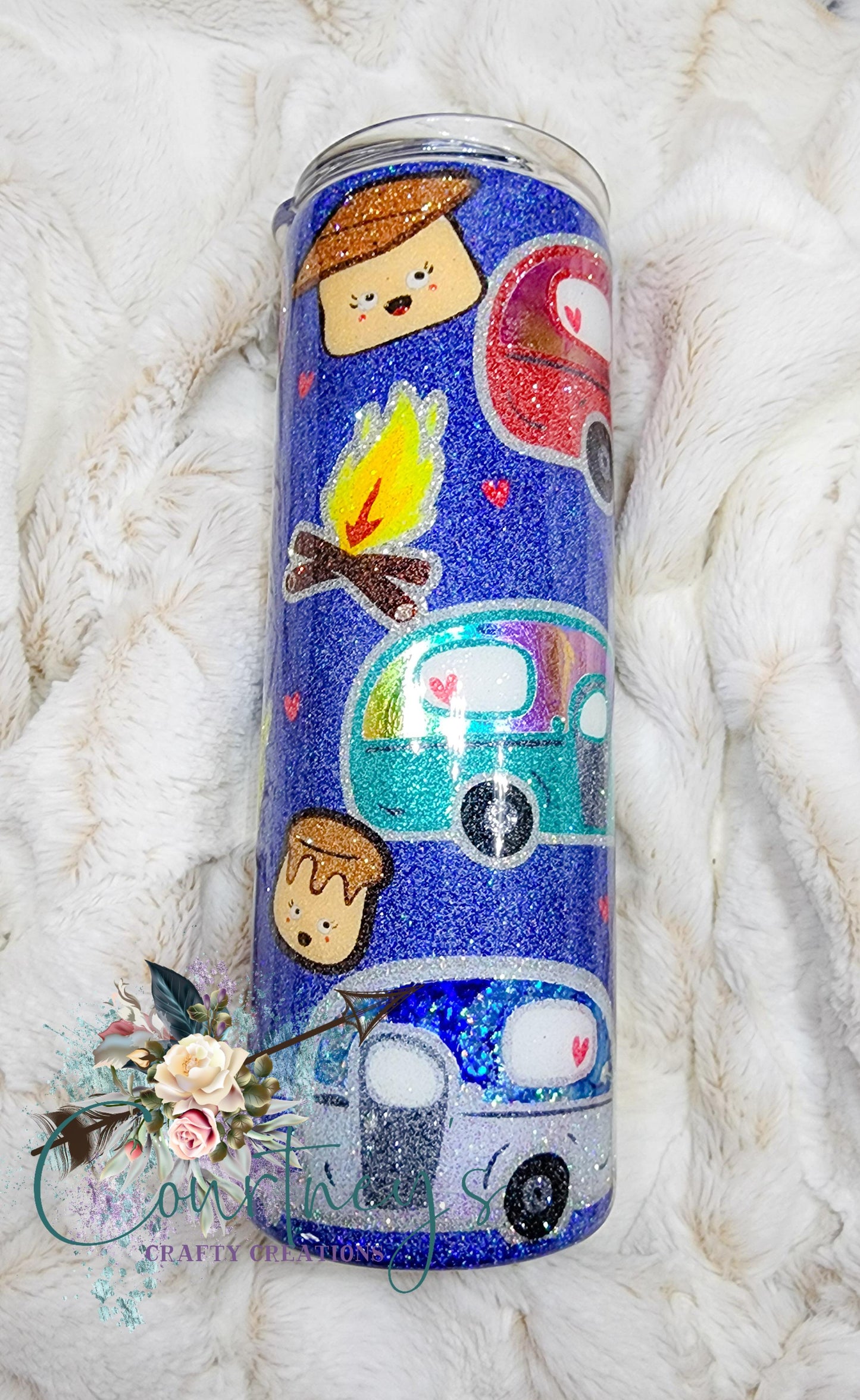 Camping Glitter Burst